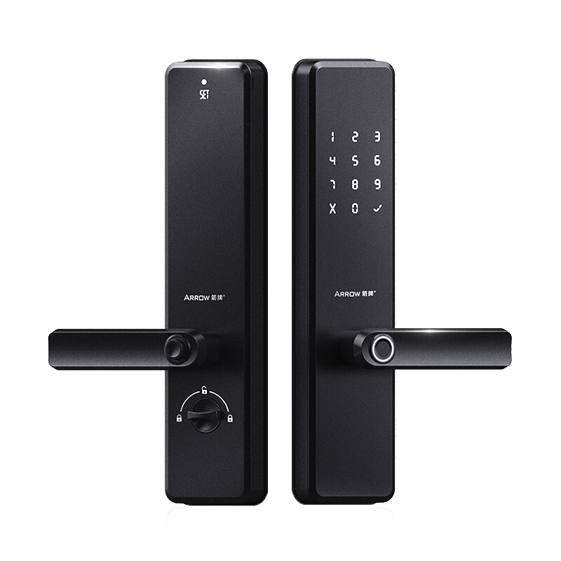 [送无线门铃]箭牌ARROW指纹锁家用防盗门智能密码电子门锁全自动感应刷卡蓝牙APP远程913