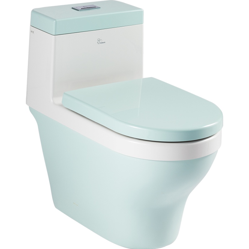 帝王洁具彩色坐便器亚克力坐便器彩色马桶漩涡虹吸式冲水多色可选全包设计可修复全国联保质保五年F3025