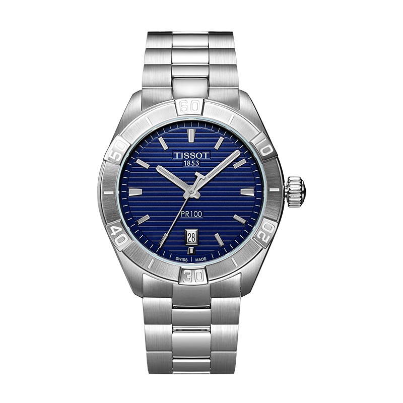 [2021新品]天梭(TISSOT)瑞士手表 PR100系列钢带男士石英表T101.610.11.041.00