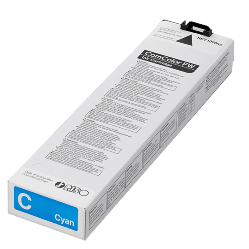 理想(RISO)闪彩印王FW青油墨 (S-7251C)油墨盒适用于闪彩FW系列机型 每盒一支