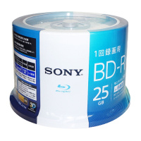索尼SONY 原装行货 台产蓝光 BD-R 25g 可打印光盘 蓝光刻录盘 50片装一盒