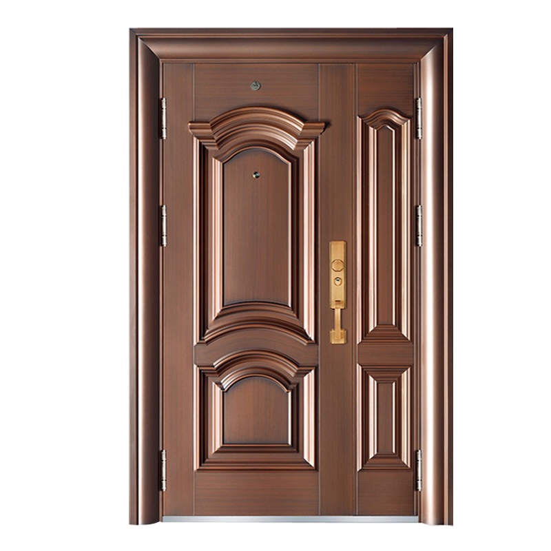 梵蒙 高档拼接10公分防盗安全门 双色甲级防盗门 别墅拼接子母门 型号:皇