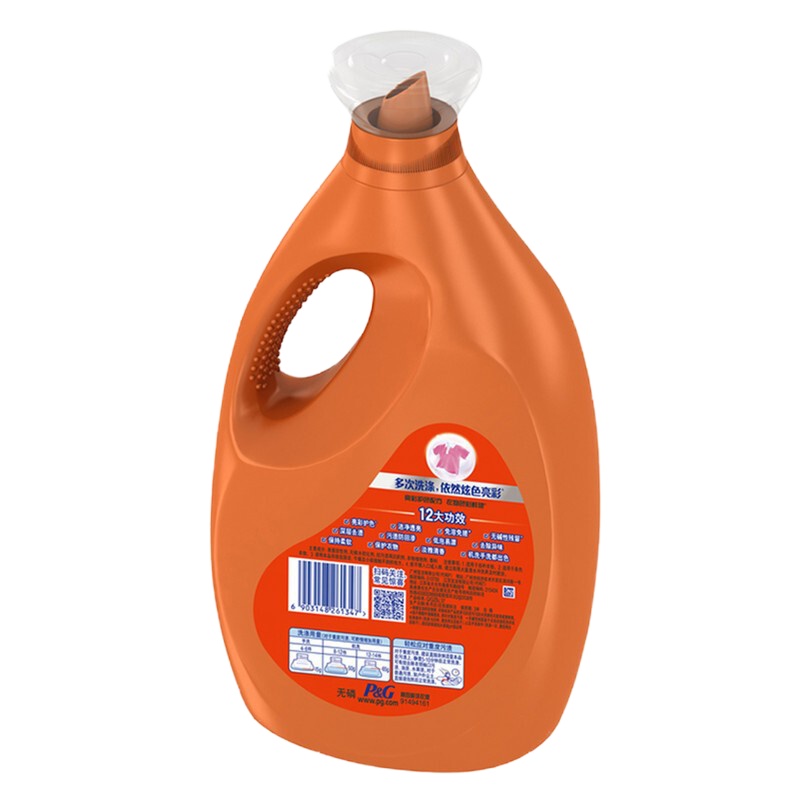 汰渍(Tide) 焕彩护色洗衣液3Kg/瓶