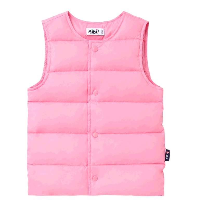 铅笔俱乐部童装2020秋冬男童女童羽绒背心男小童马甲羽绒服中性羽绒马甲