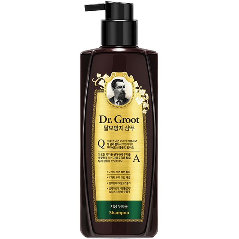[防脱发洗发水]ReEn睿嫣 Dr.Groot克洛特 无硅油去皮脂洗发水(油性头皮)400ml 所有发质 所有人群