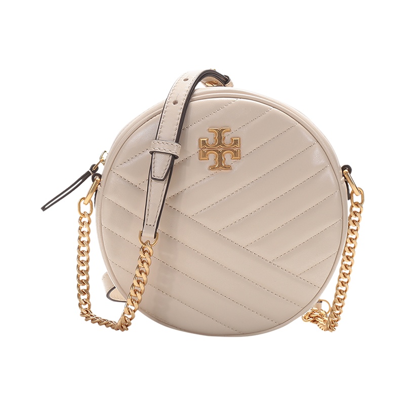 托里·伯奇 TORY BURCH TB女包 KIRA系列皮革单肩斜挎包圆形包80975