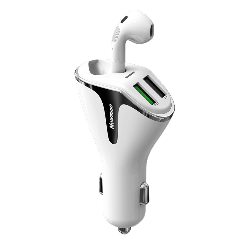 纽曼蓝牙耳机 开车专用 无线单耳自动连接 商务通话耳机 苹果安卓P1升级版