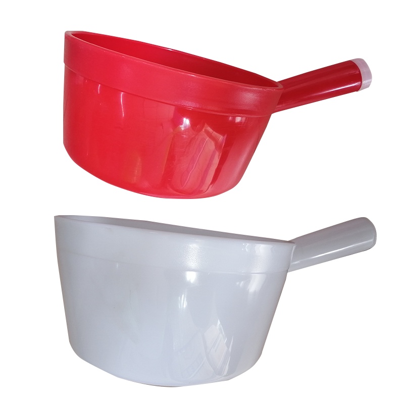 友好食品级塑料储水桶大号加厚圆形水桶带盖 送水瓢 120L