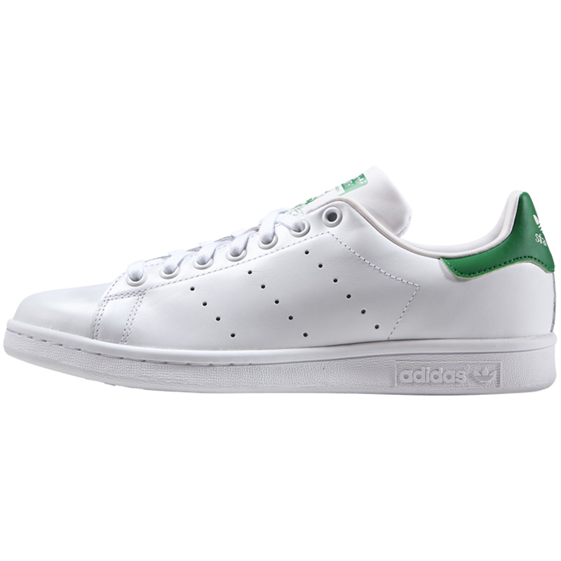 adidas阿迪达斯三叶草男女鞋运动板鞋STAN SMITH小白鞋绿尾M20324