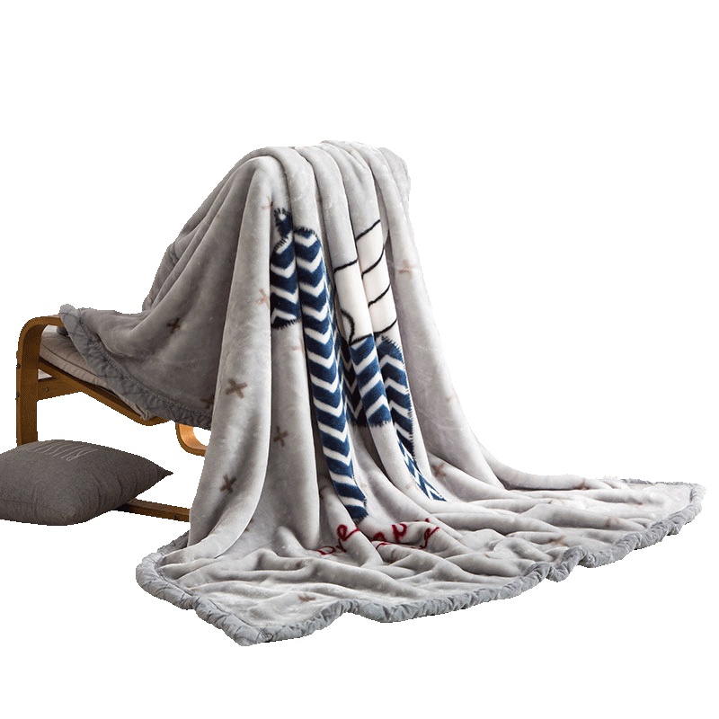 北极绒(Bejirog)家纺 加厚7斤拉舍尔毛毯双层秋冬毯子单人双人春秋冬季盖毯珊瑚绒被子婚庆盖毯其它