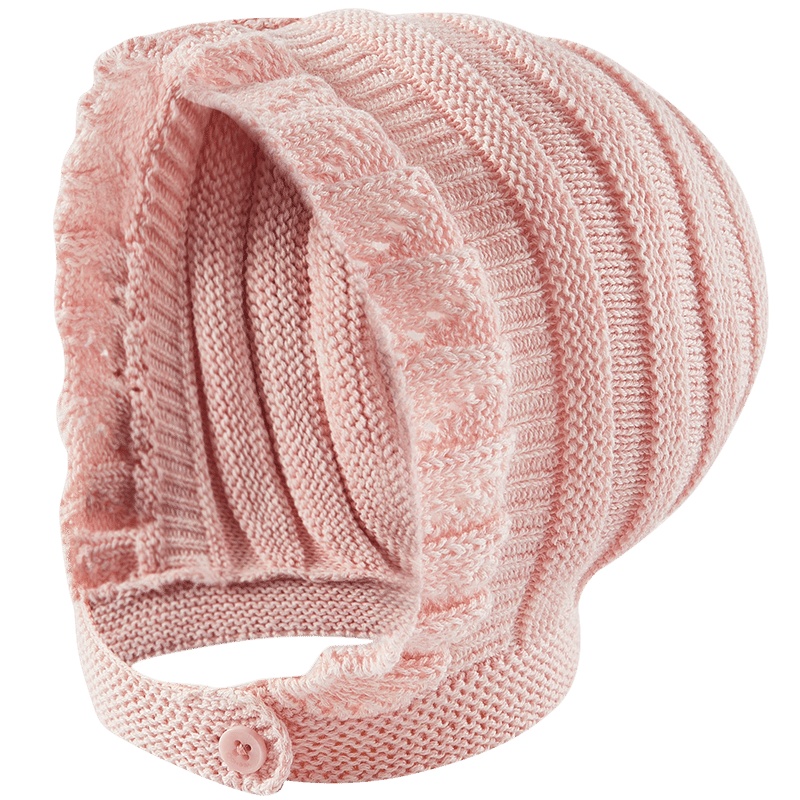 英氏儿童帽子女宝针织花边圆帽套头帽YRPHJ30071A01 2020新款秋装