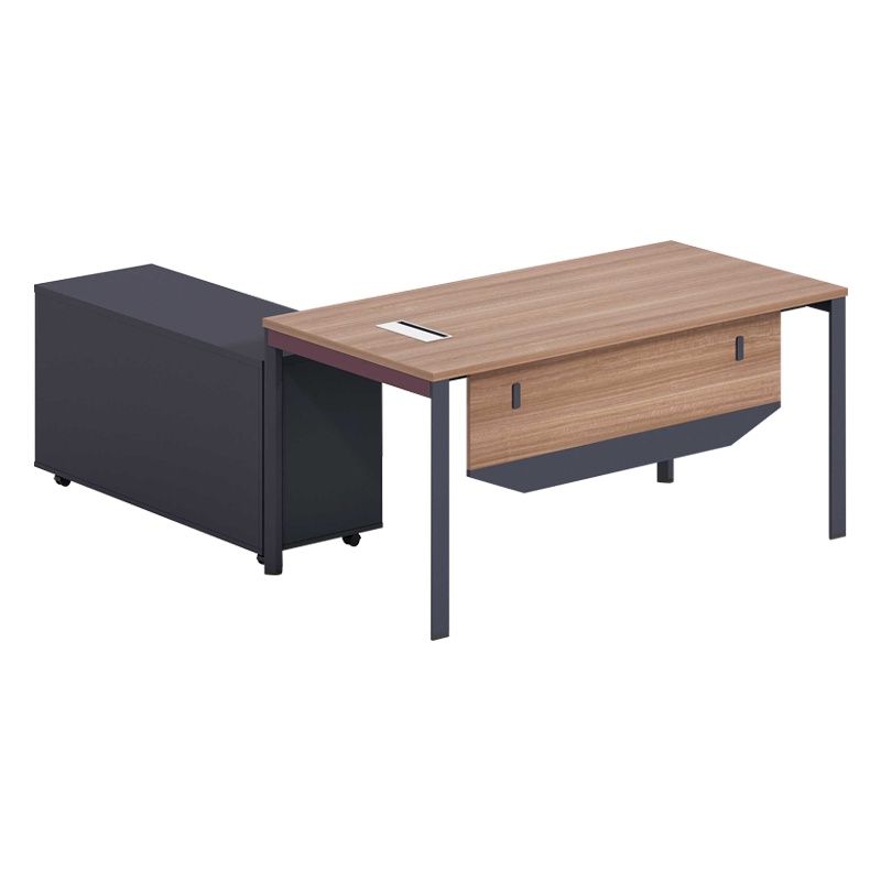 科朔 办公桌老板桌经理桌现代班台经理桌板式班台1.6米KS-1620WJ