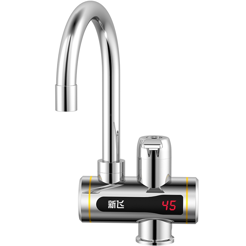 新飞 WM-001-B2电热水龙头下进水电镀漏保横款