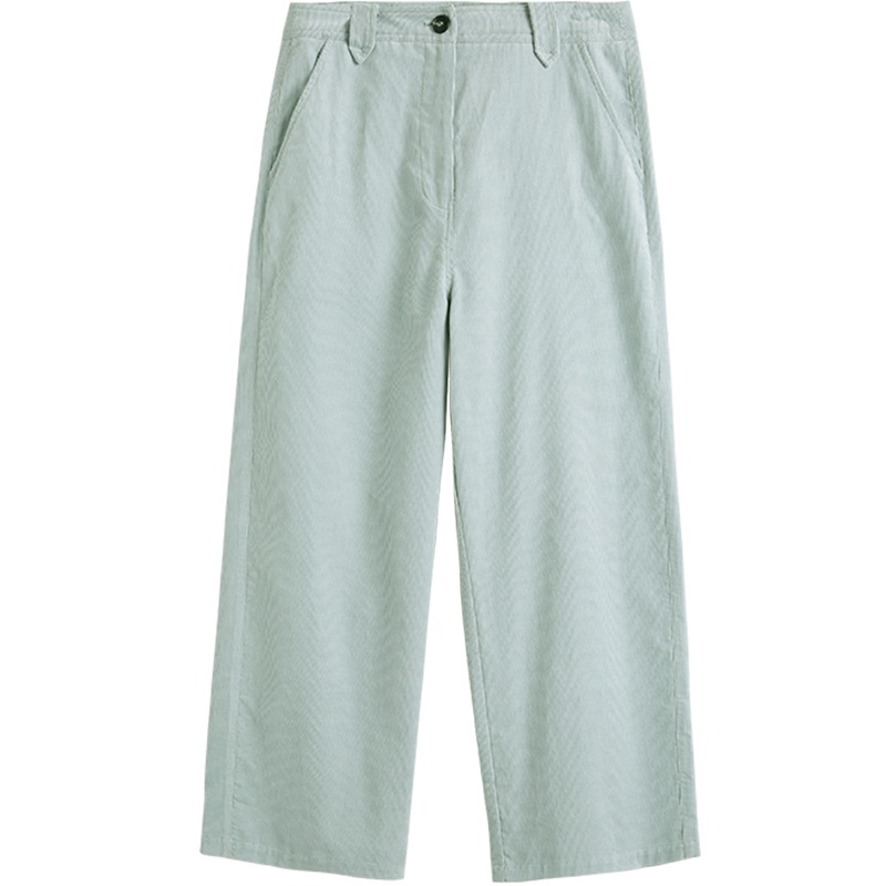 云上生活春秋装简约文艺韩版宽松直筒长款女式休闲裤