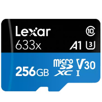 [免邮]雷克沙(Lexar)256GB TF卡 633X手机存储卡MicroSD U3 A1 读100MB/s