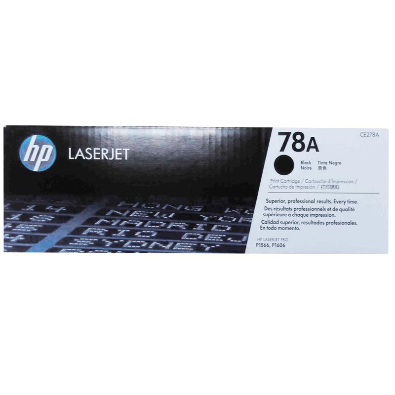 惠普(HP)CE278A 黑色硒鼓 78A(适用P1566 P1606dn M1536dnf)