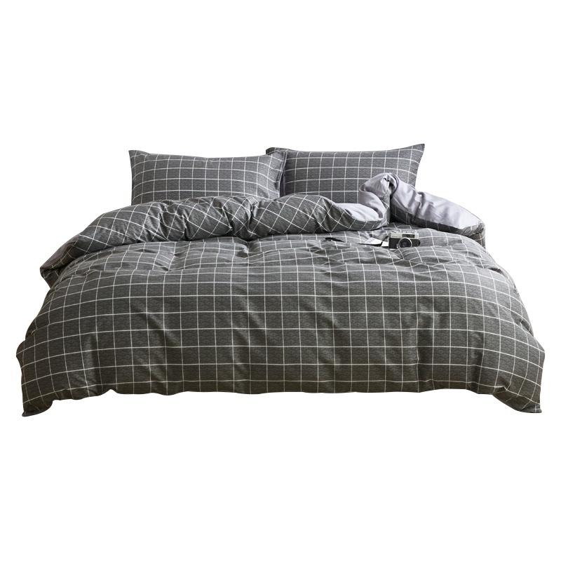 凯诗风尚(CHARSON)四件套 苏宁自营 全棉环保纯棉单人学生宿舍床品套件床上用品1.5m床单被套1.8米床