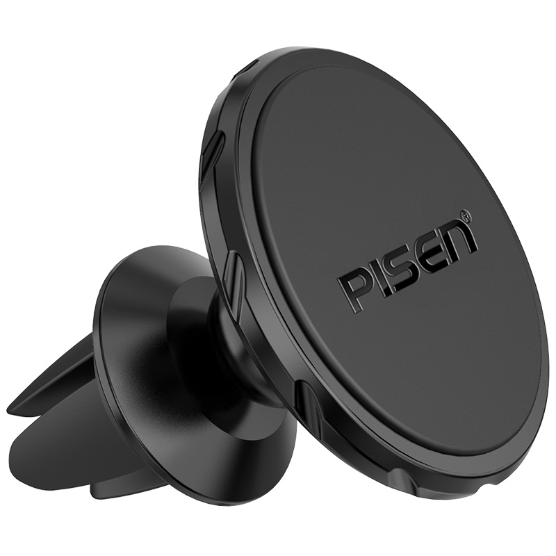 品胜载手机支架全自动导航零分贝重力支架出风口多功能安全导航车内卡扣式汽车用品通用 磁吸车载支架出风口式车载支架强磁版 黑