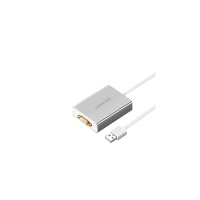 绿联 USB2.0转VGA母头转换器电脑多屏6屏扩展外接显示器投影