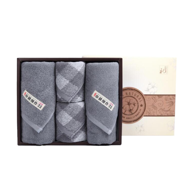 洁丽雅 秀色-5 DX0689 2条面巾2条方巾 棉桃礼盒 颜色随机(单位:盒)