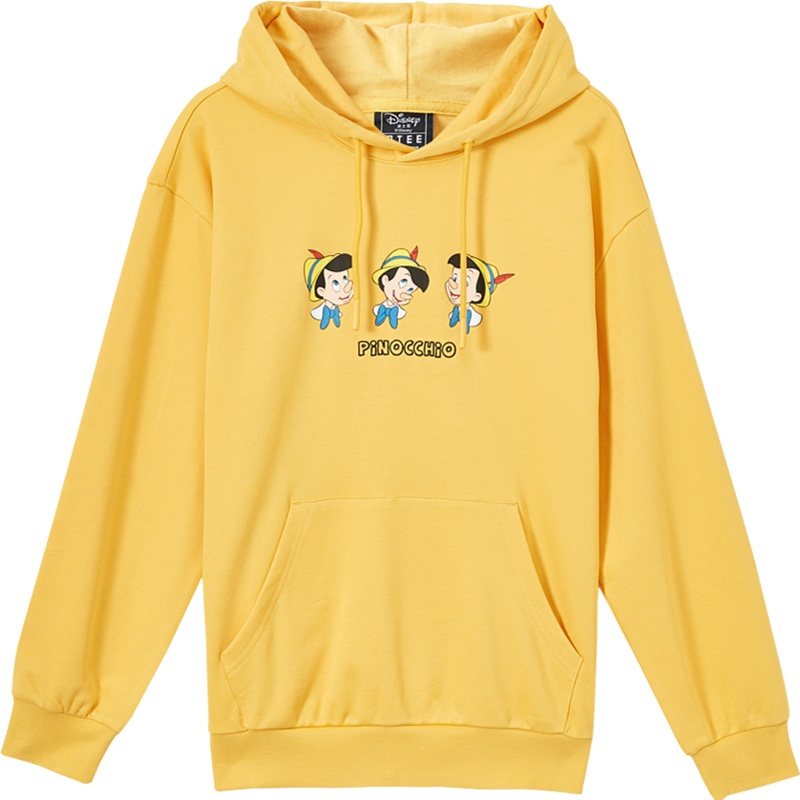 [2件2折价:59]美特斯邦威匹诺曹联名连帽卫衣男新款秋季潮流宽松套头上衣男