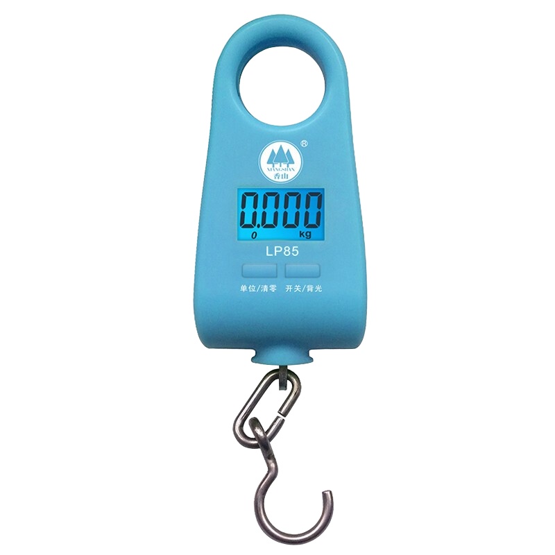 香山LP85 精准迷你称重便携秤挂勾秤 20kg手提电子秤厨房称快递称弹簧秤LP85 绿色