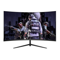 指天下H2360A 全新24英寸曲屏无边框高清超薄液晶电脑显示器网咖电竞吃鸡游戏显示屏