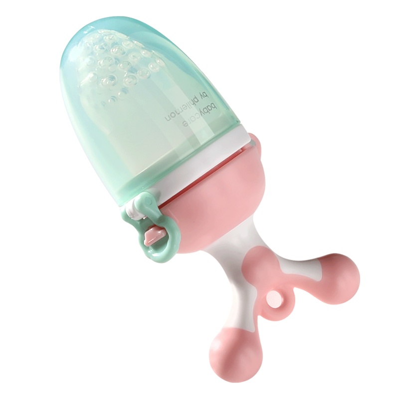 babycare婴儿食物咬咬袋果蔬乐磨牙棒 宝宝吃水果辅食器硅胶牙胶 晨曦绿RWQ009-A