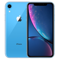 [全新正品]Apple/苹果iPhone XR 移动联通电信全网通4G智能手机美版有锁未激活64GB 蓝色[裸机]