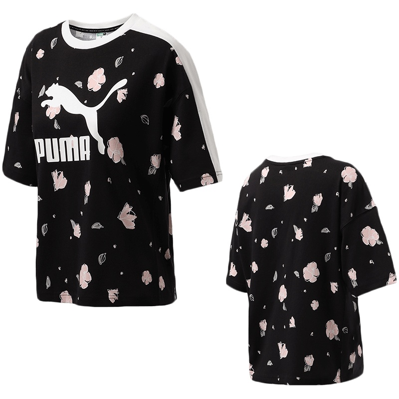 PUMA彪马女装古力娜扎同款运动服休闲短袖T恤