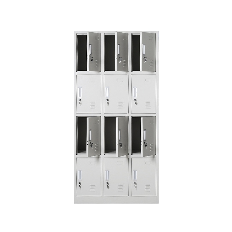 鸿业盛大(HONG YE SHENG DA)透气孔设计12门更衣柜(高1800mm*宽900mm*深390mm)