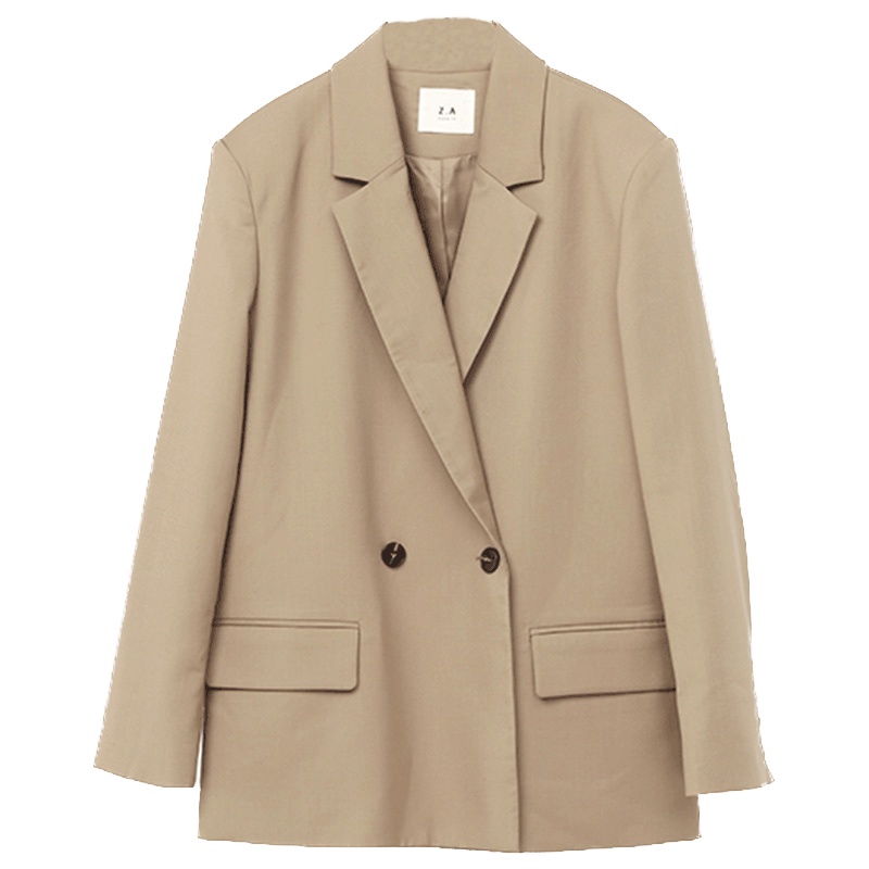 ENJOY'ME西装外套20女装春季新品职业通勤两粒扣