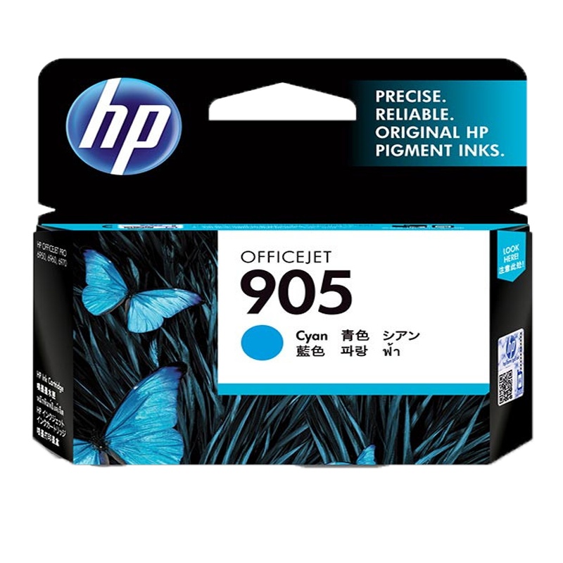 惠普(HP)T6L89AA 905 青色原装墨盒 (适用 HP OJ6960 6970)