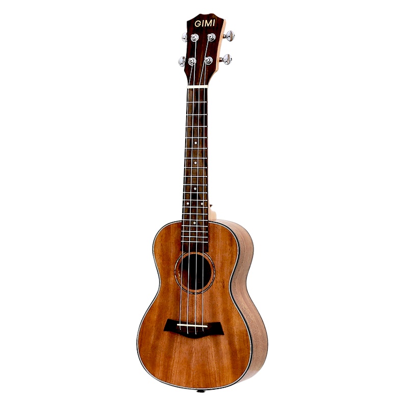GIMI ukulele 23寸尤克里里单板乌克丽丽初学者小吉他桃花心木26寸
