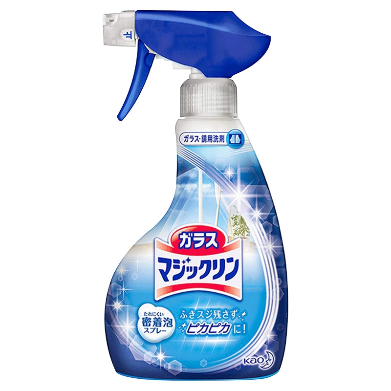 花王(KAO) 玻璃镜子专用亮光清洁剂 400毫升/瓶 玻璃清洁剂