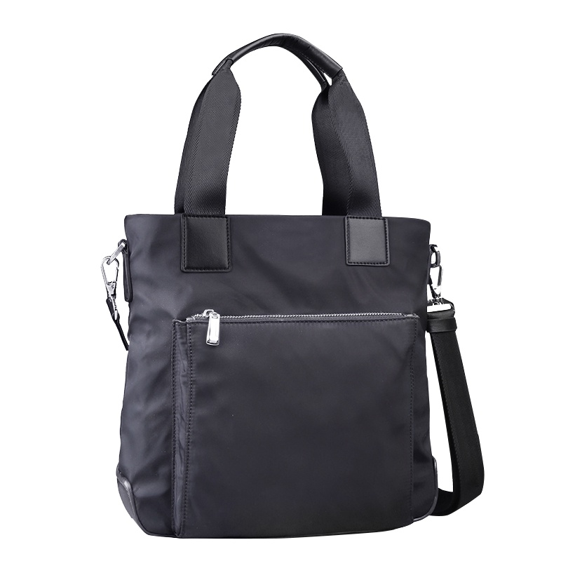 【顺丰配送】padieoe帕迪欧帆布竖款手提包男包单肩包男士斜挎包男潮包大容量尼龙包男