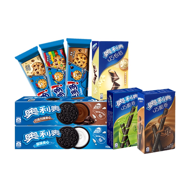 奥趣美味搭档美食礼盒网红人气休闲饼干共8件