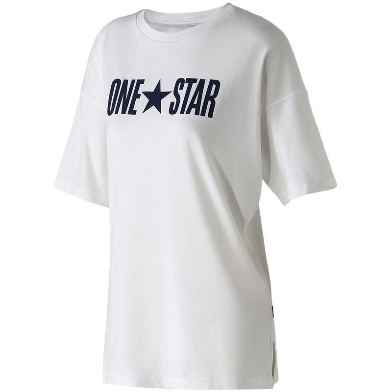 匡威女装短袖T恤简约宽松圆领舒适休闲运动服10017792-A03