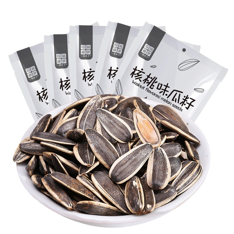 一品巷子 核桃味瓜子108g*5袋休闲食品零食小吃追剧嘴巴寂寞