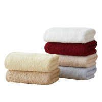 无印良品 原野纯棉吸水洗脸手帕 男女适用洁面方形小毛巾 F1302