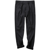 千纸鹤裤子男2019冬季款青年韩版潮流厚款保暖男士休闲裤70297