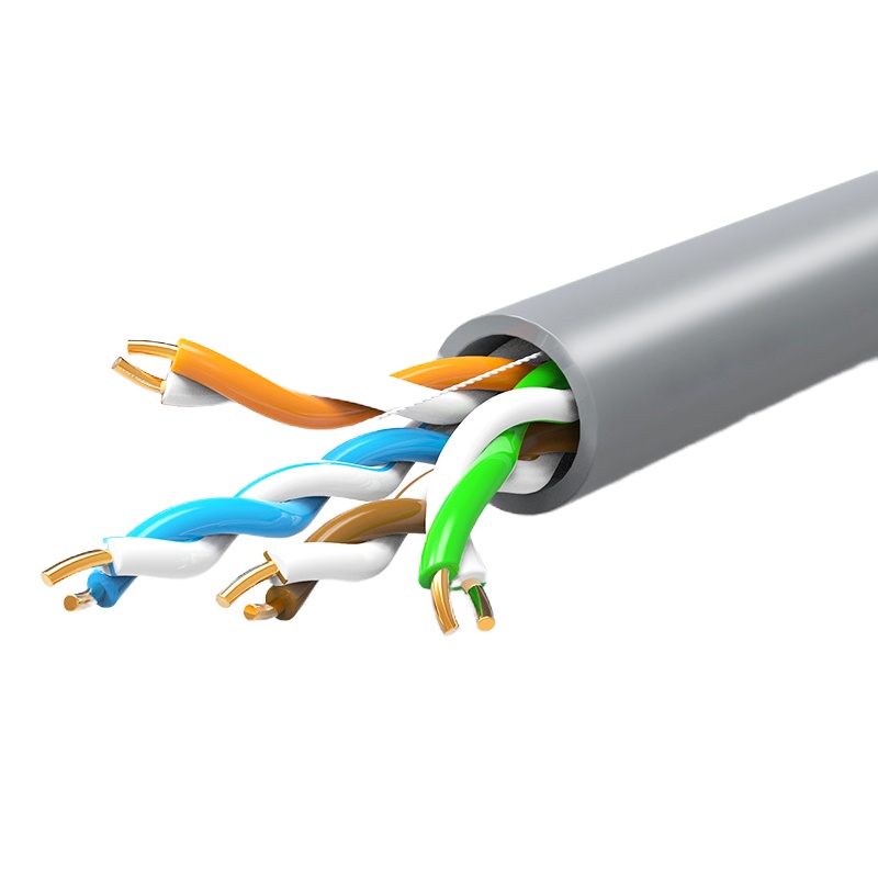 XPWY河北鑫鹏 六类非屏蔽成品网线跳线 八芯双绞连接线 3米 灰色 按条销售