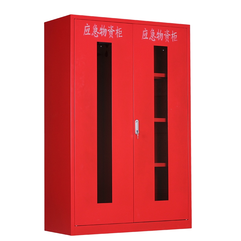 豫亿腾 应急物资存放柜防汛器材柜防护用品柜钢制安全防护用品柜 微型消防柜安全防暴柜