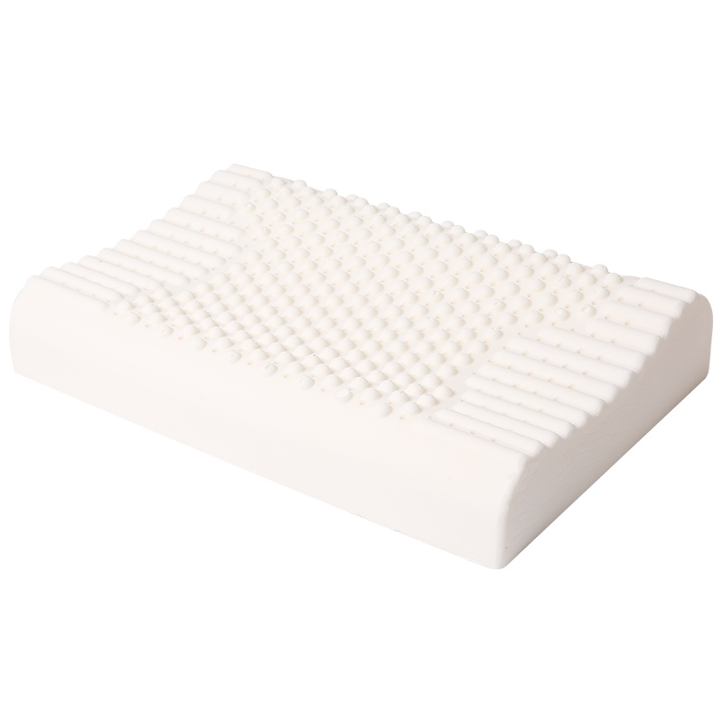 金橡树泰国原产进口天然乳胶按摩枕头 软硬适中