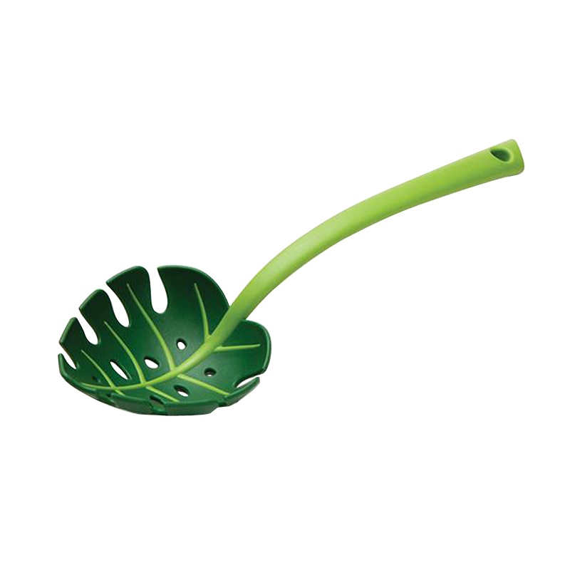 叶子创意漏勺捞面勺子龟叶勺子树叶漏勺调羹漏勺拌菜凉菜勺沥水勺