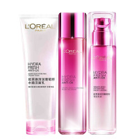 欧莱雅清润葡萄籽精华膜力水130ml+膜力水65ml*2+保湿乳液110ml