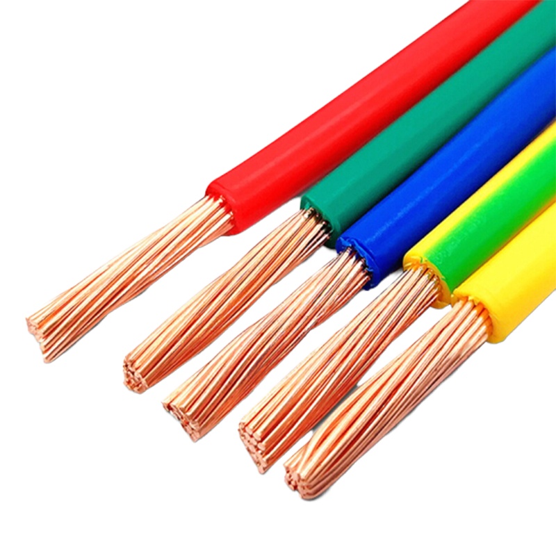 OL 国标阻燃多股塑铜线 ZR-BVR4mm 蓝色 100米/盘