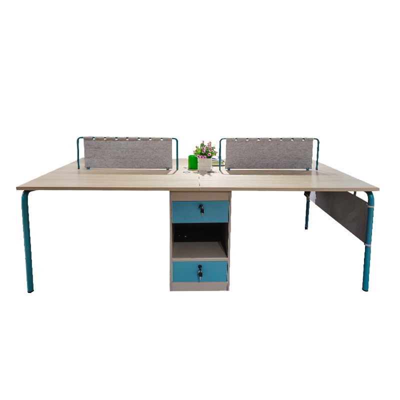 榭邦 办公家具 B2409办公职员4人位 会议桌 办公桌 2400*1200*750mm