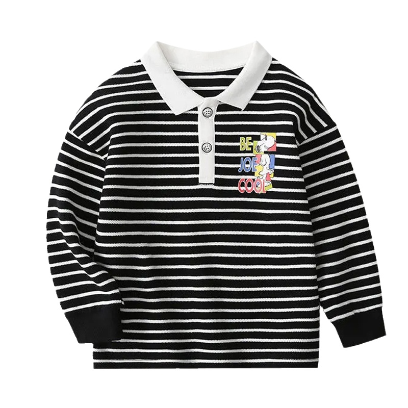 史努比SNOOPY童装儿童T恤春秋新款男童长袖POLO衫男宝宝打底衫