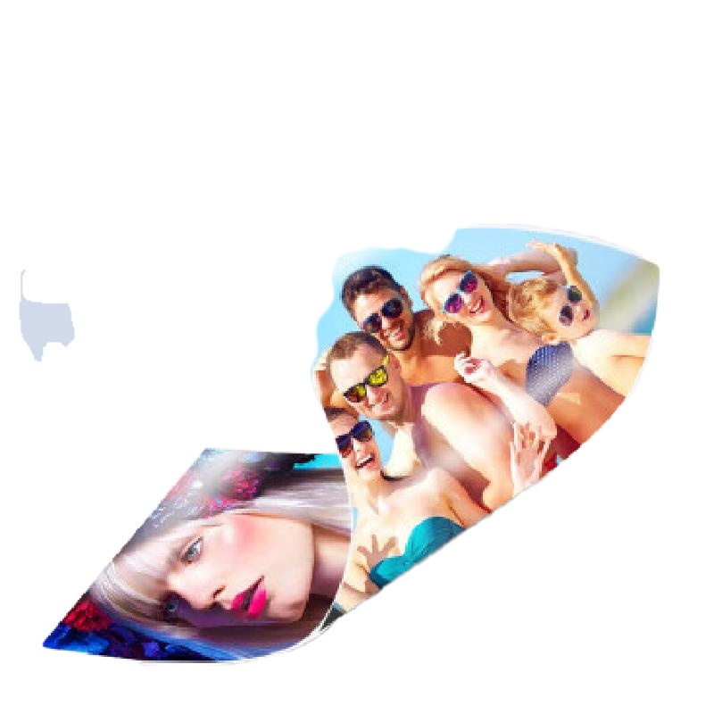 定制俩折页250g 铜版纸420*297mm2000张